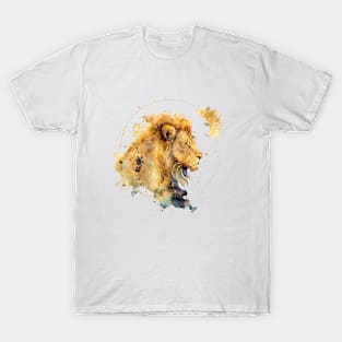 Watercolor Zodiac - Leo T-Shirt